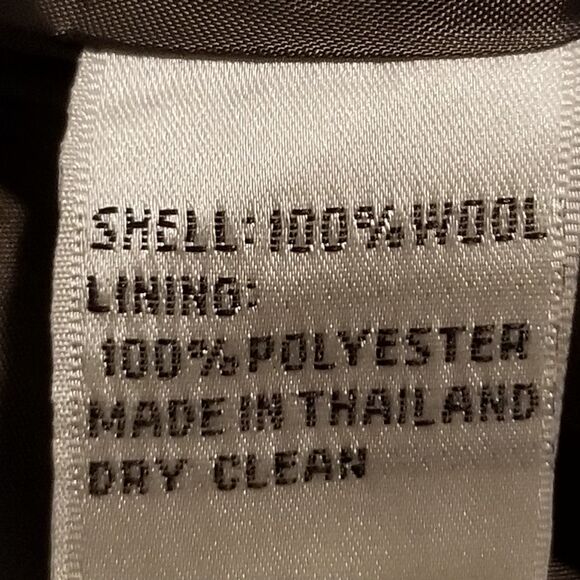 Talbots 10 Blazer Jacket Wool Light Brown Fitted Career Office Business Classic - Picture 6 of 8